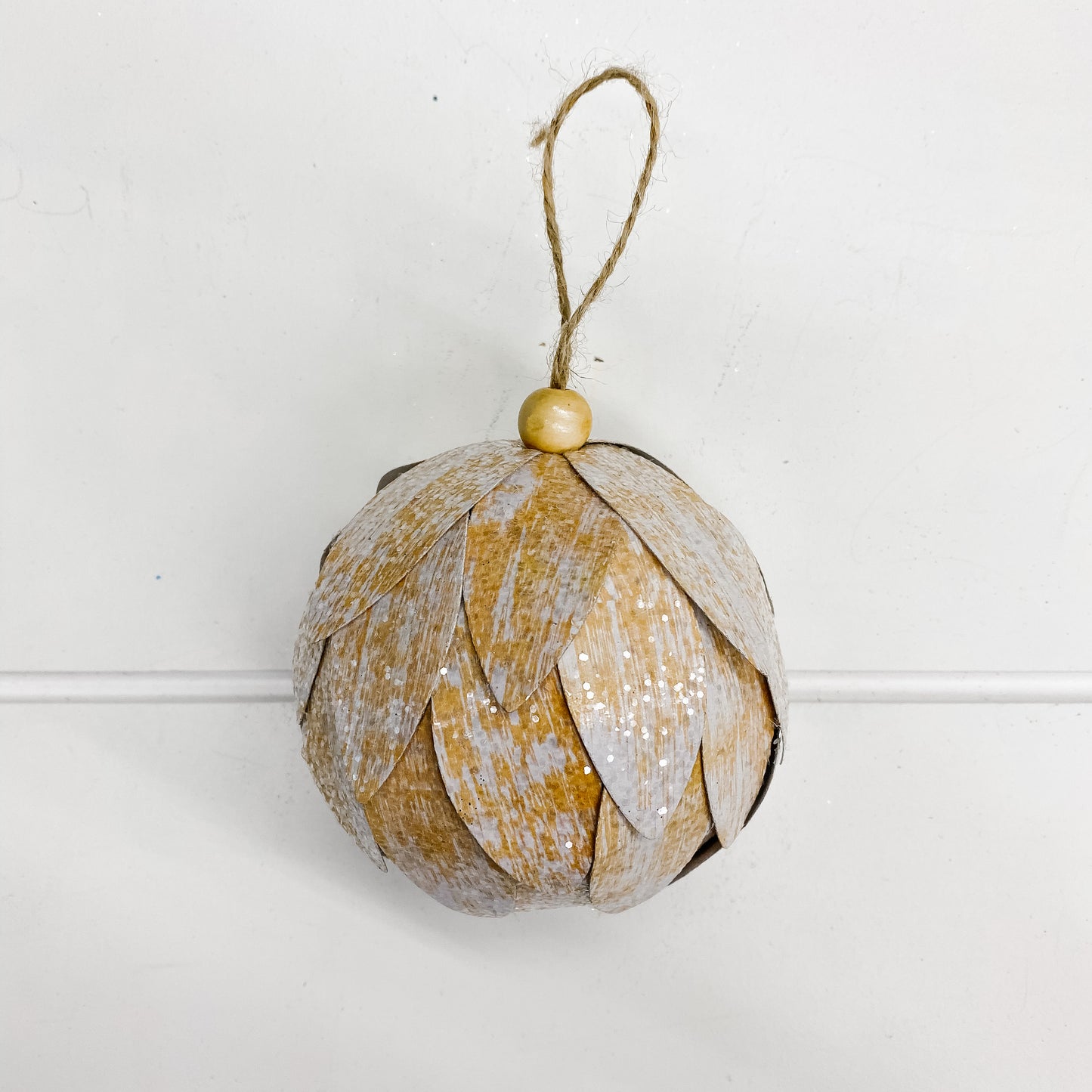 Paper Leaf Ball Ornament