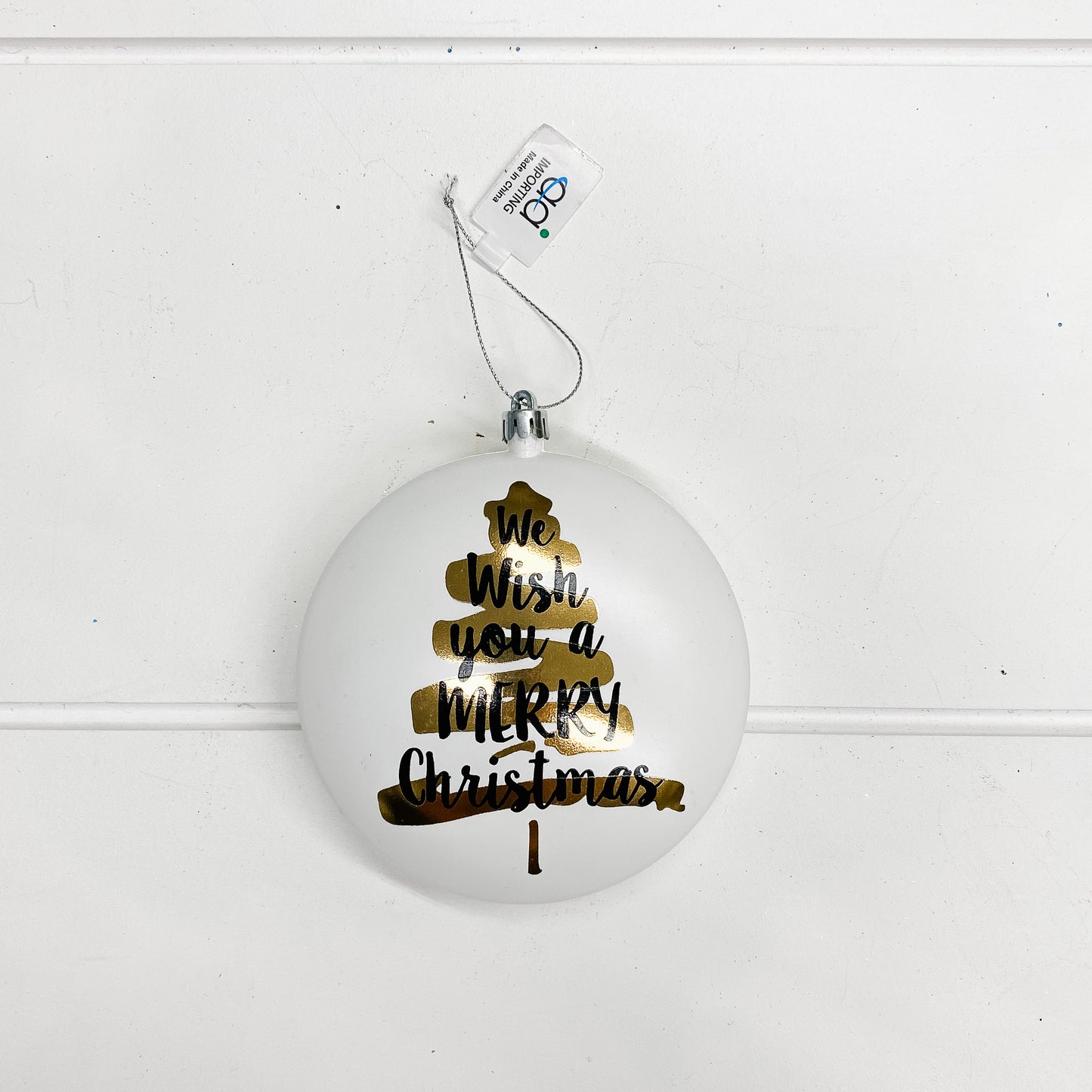 We Wish you a Merry Christmas Ornament