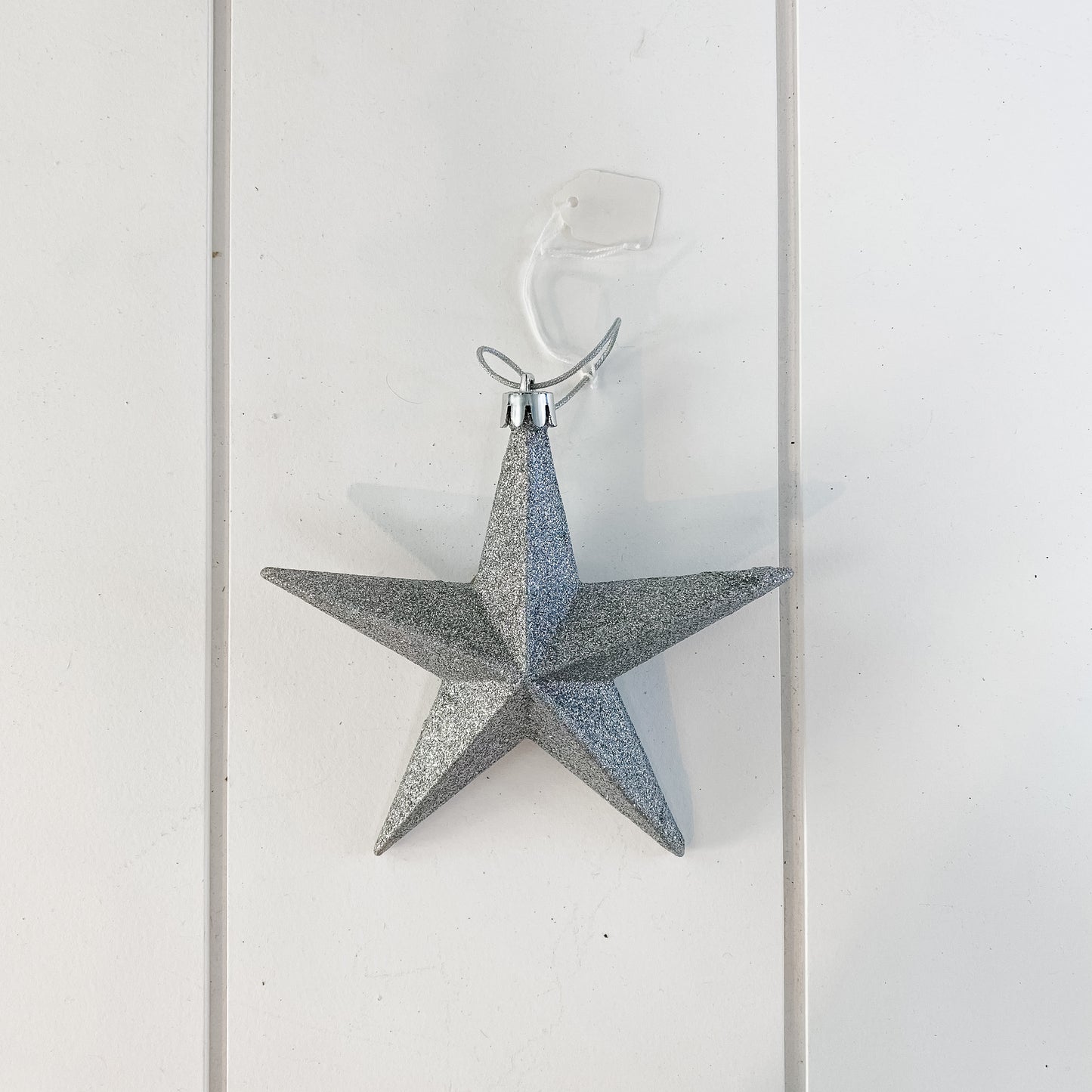 Silver Sparkle Star Ornament
