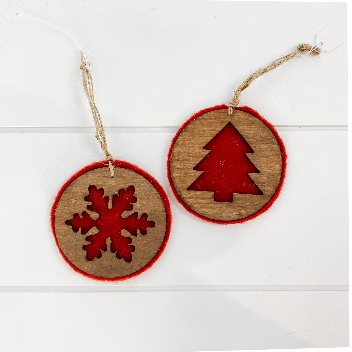 Wood & Felt Ornaments