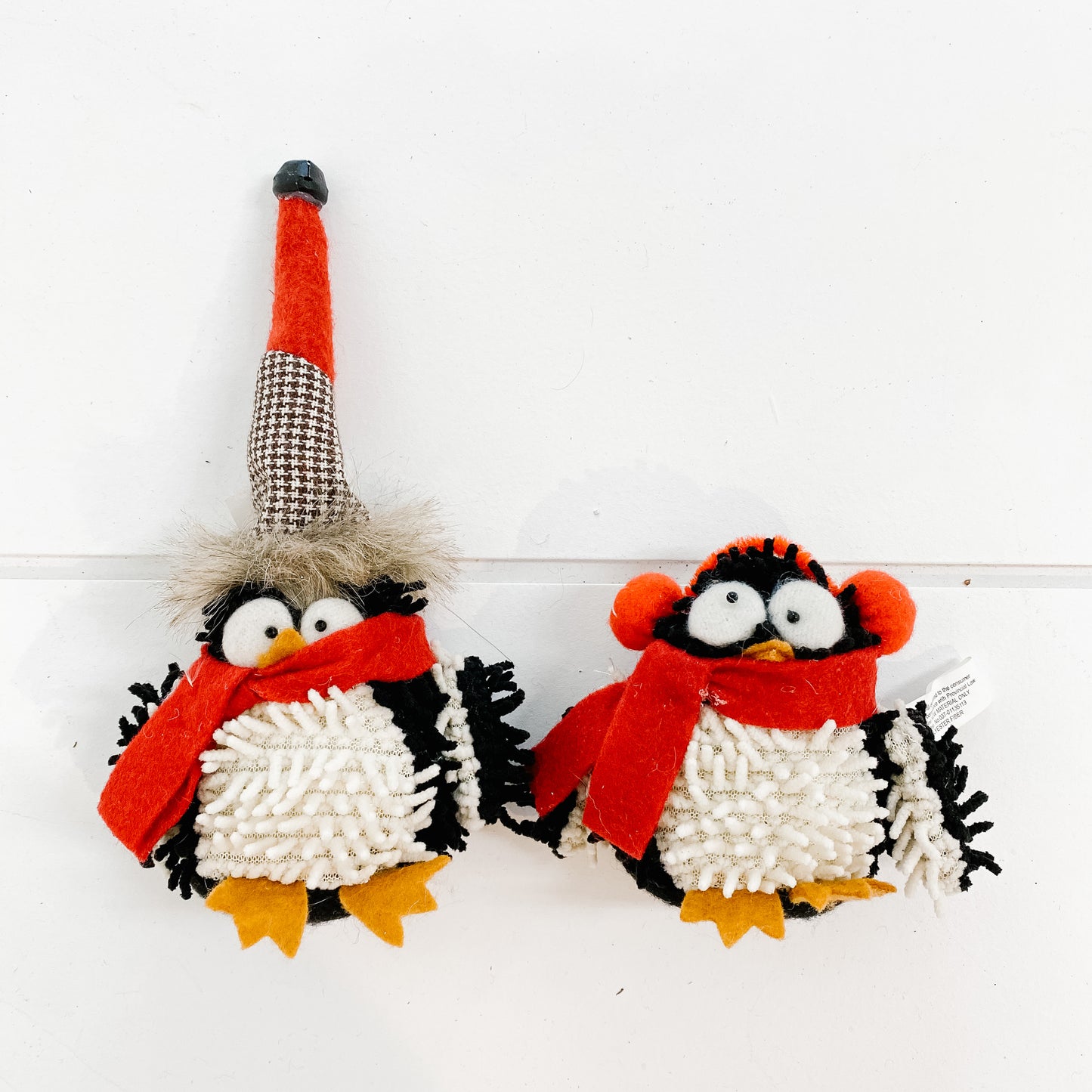 Plush Penguin Ornaments