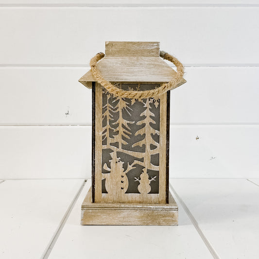 Winter Wood Lantern