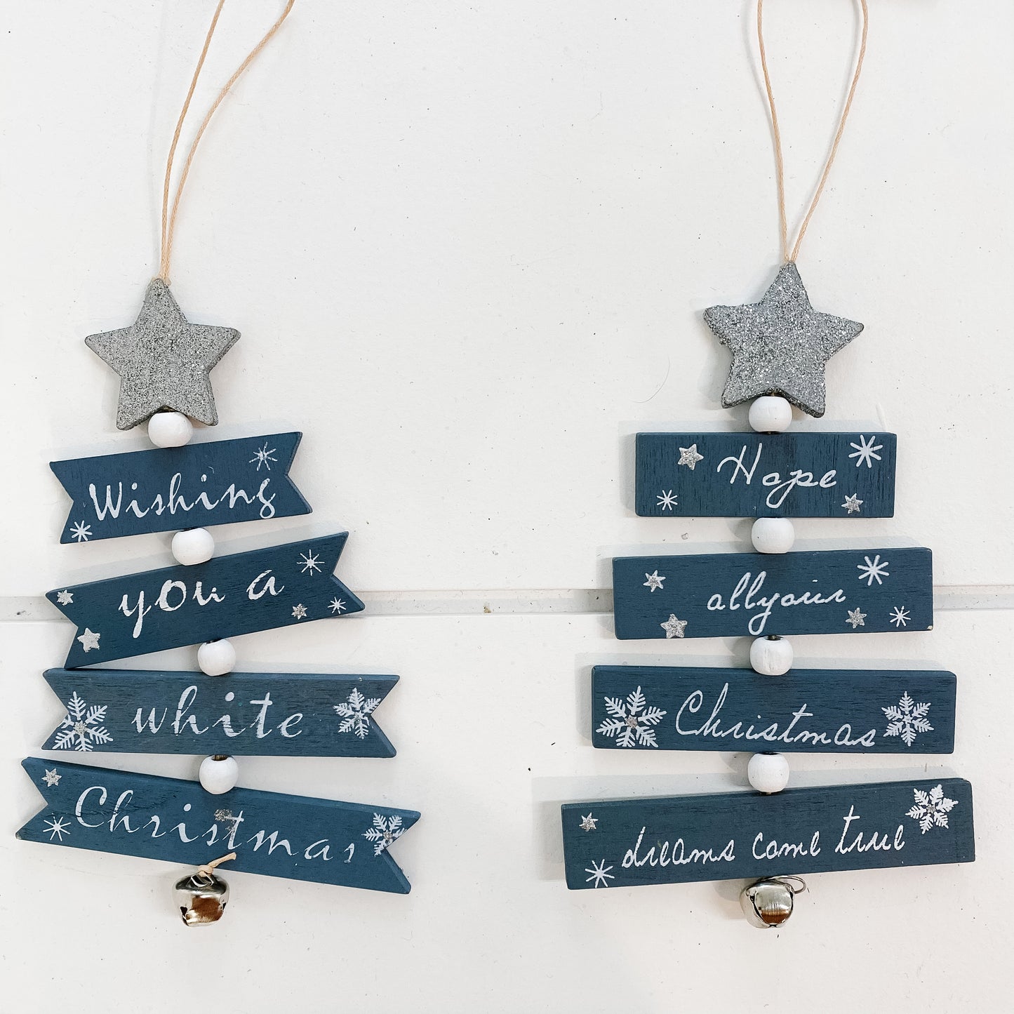 Grey Tiered Ornaments