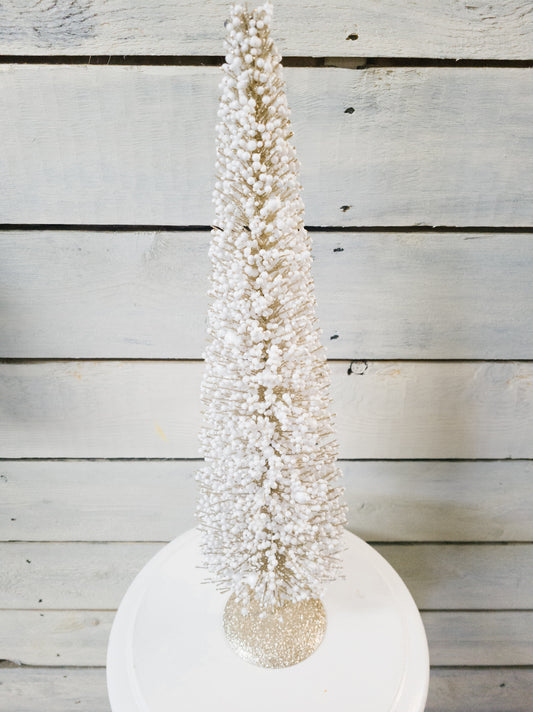 White/Gold Sparkle Trees