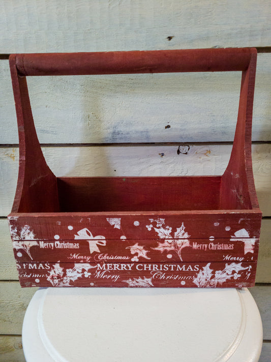 Red Merry Christmas Box