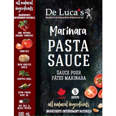 De Luca's Marinara Pasta Sauce- 680 ml