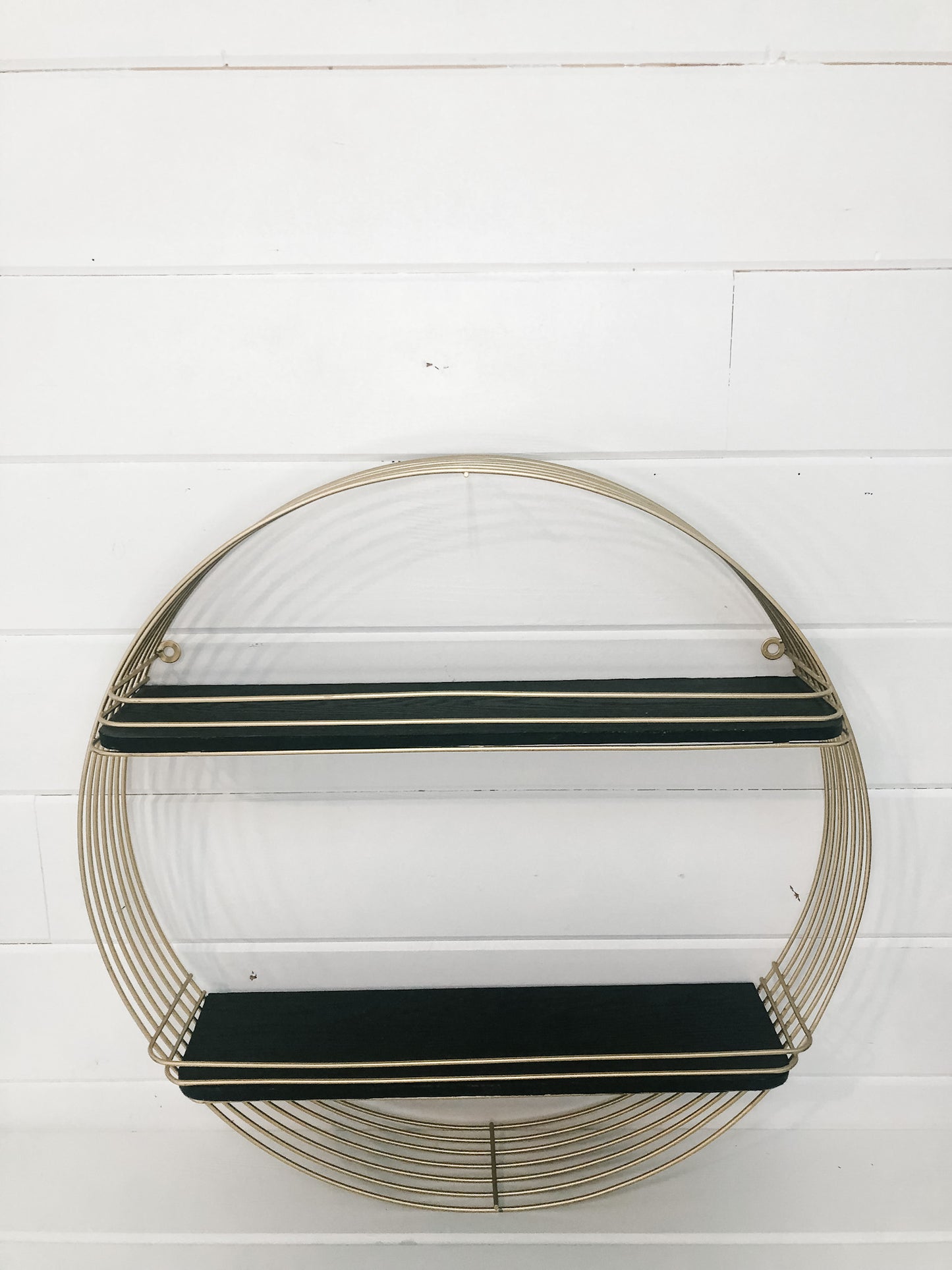 Gold Framed Circle Shelf