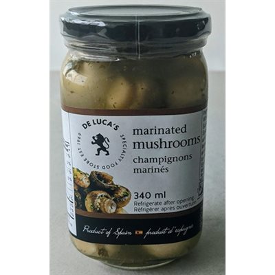 De Luca's Marinated Mushrooms