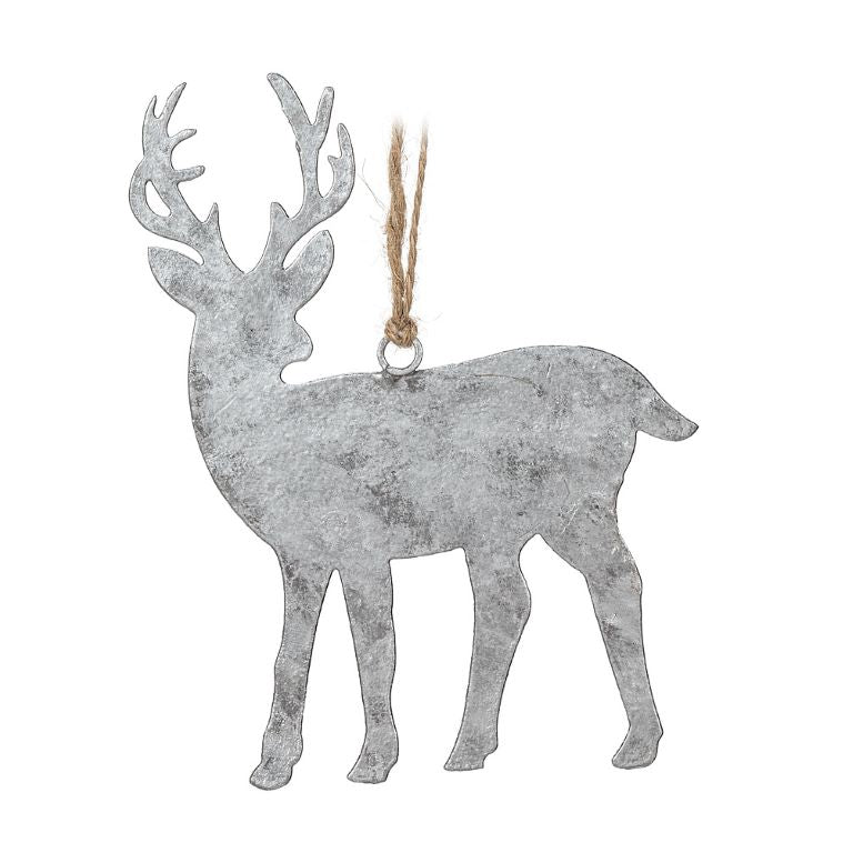Metal Reindeer Silhouette Ornament