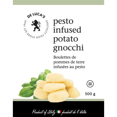 De Luca's Pesto Infused Gnocchi