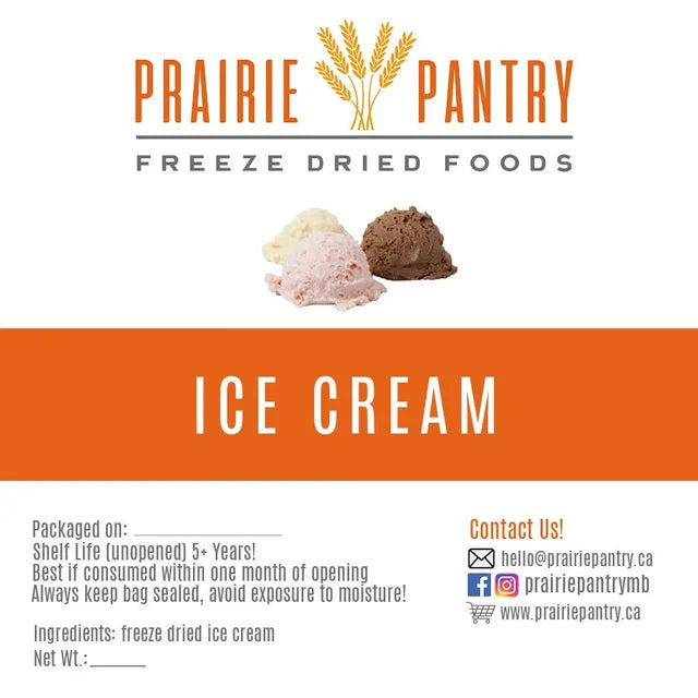 Prairie Pantry Freeze Dried Ice Cream