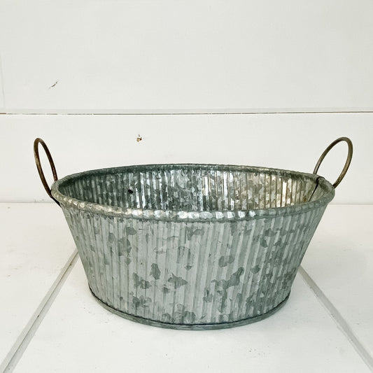 Tin succulent planter