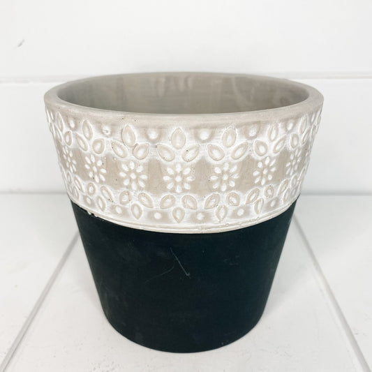 Cement plant pot - 2 Color Choices