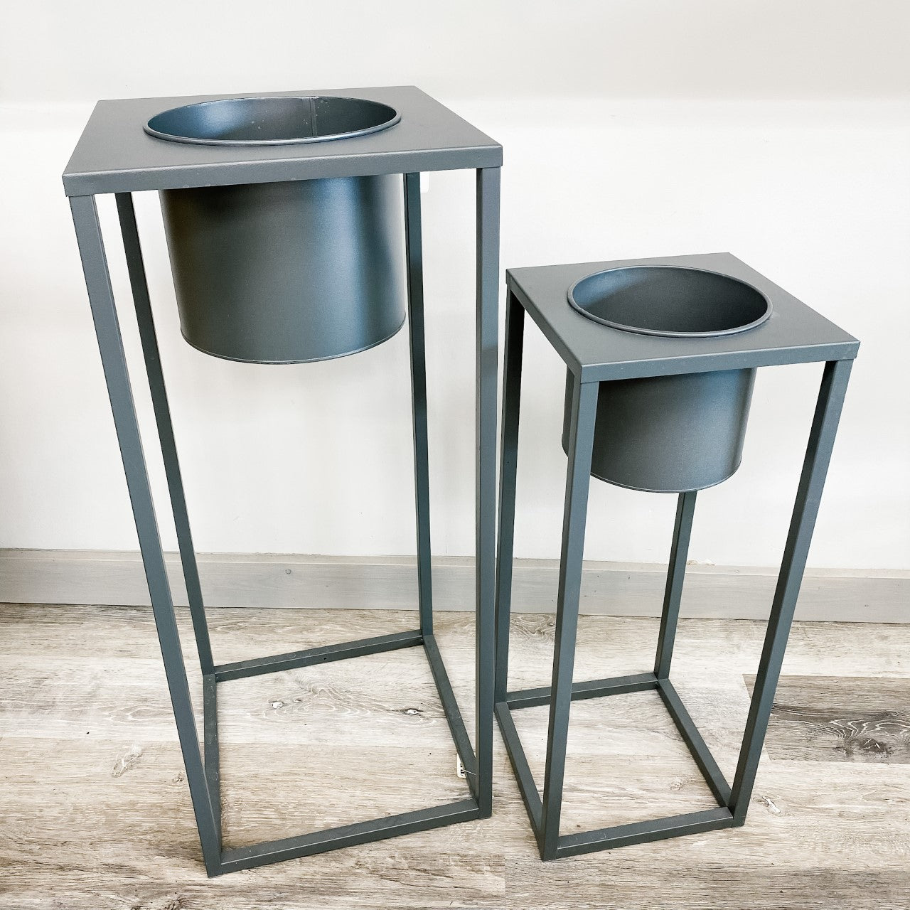 Grey Plant Stand - Two Sizes