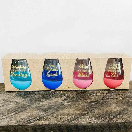 Stemless Wine Glass