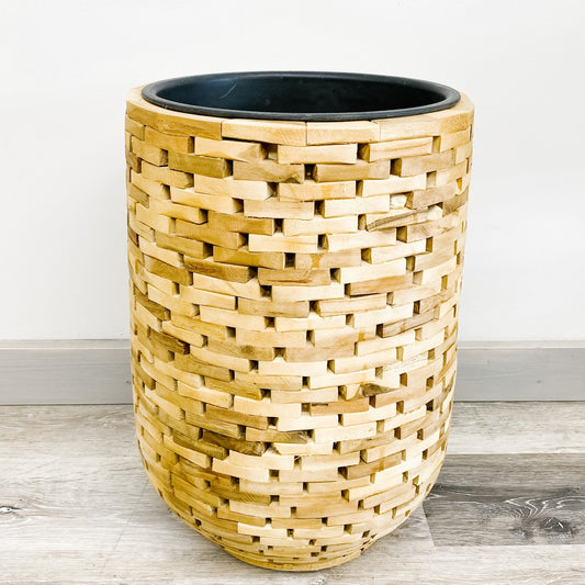 Stacked Wood Planter - Two Sizes
