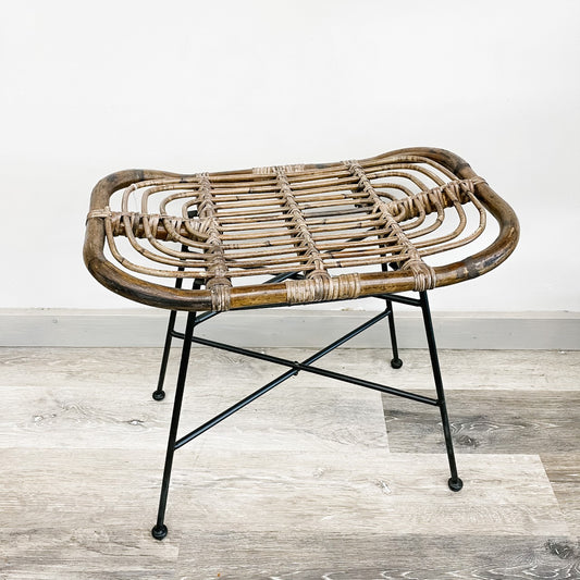 Wood & Metal Stool