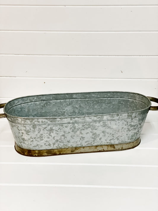Galvanized Display Tub