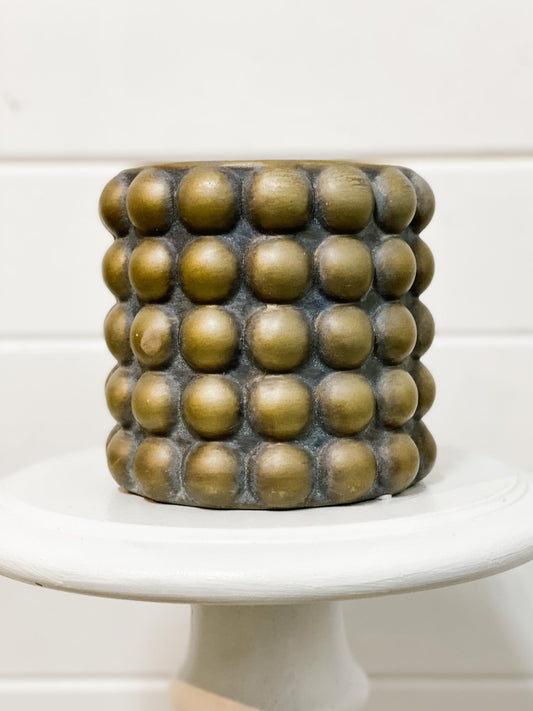 Gold Bubble Pot