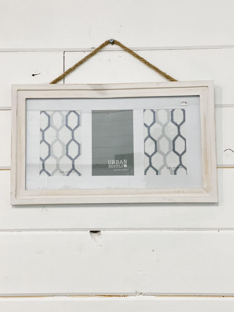 White washed Picture frame