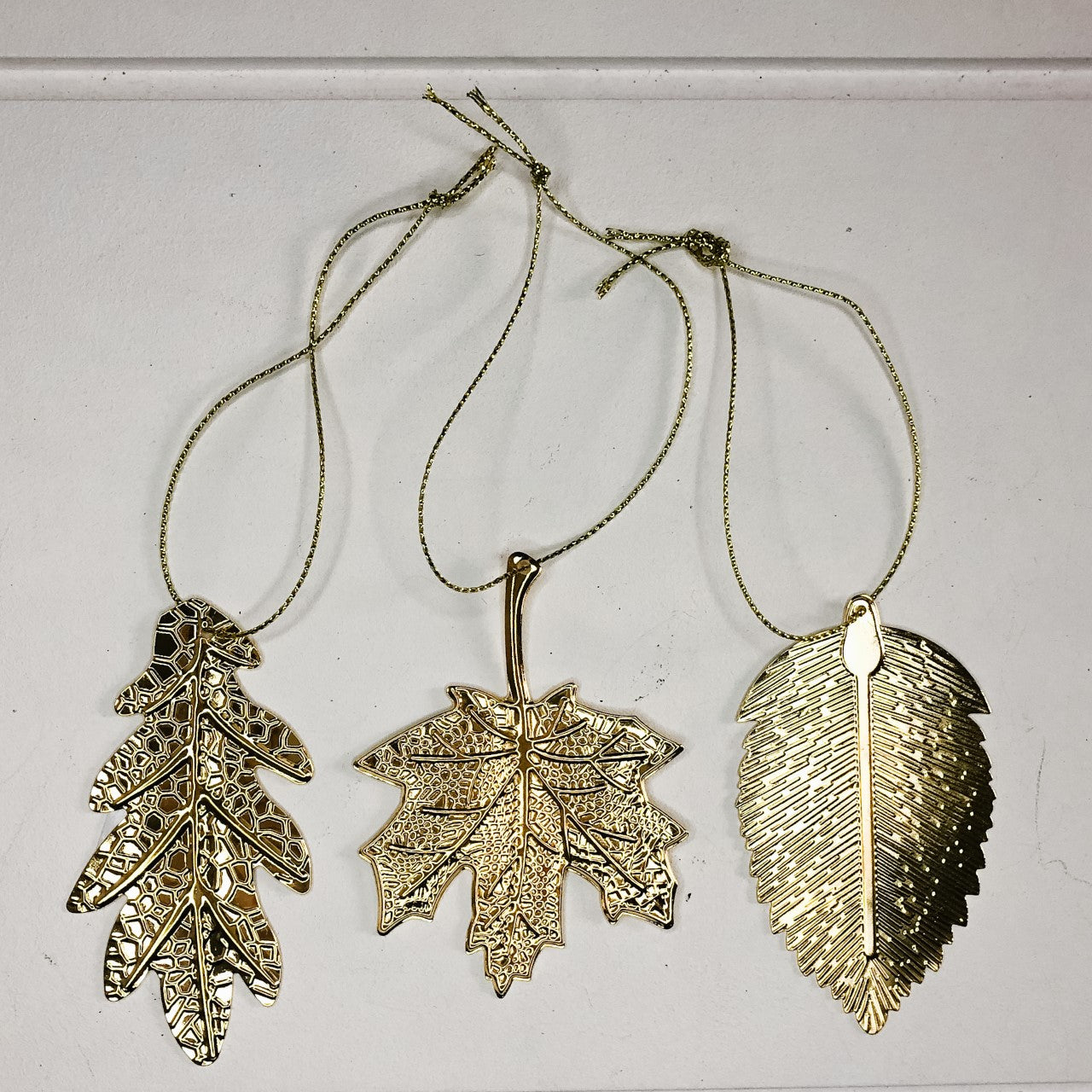 Gold Leaf Ornaments