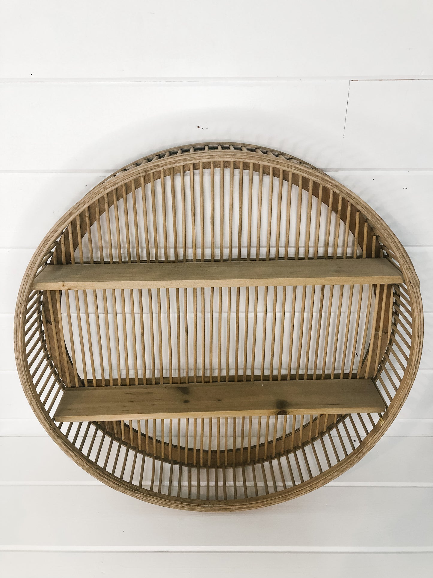 Wooden Circle Shelf